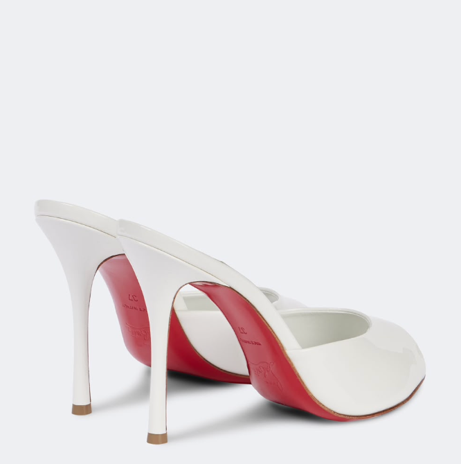 Christian Louboutin Bridal Me Dolly Patent Leather mules
