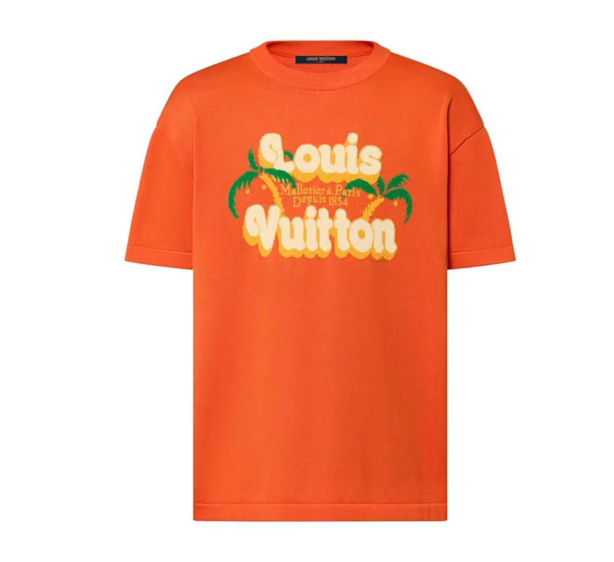 Louis Vuitton Knitted Palm Tree T-Shirt