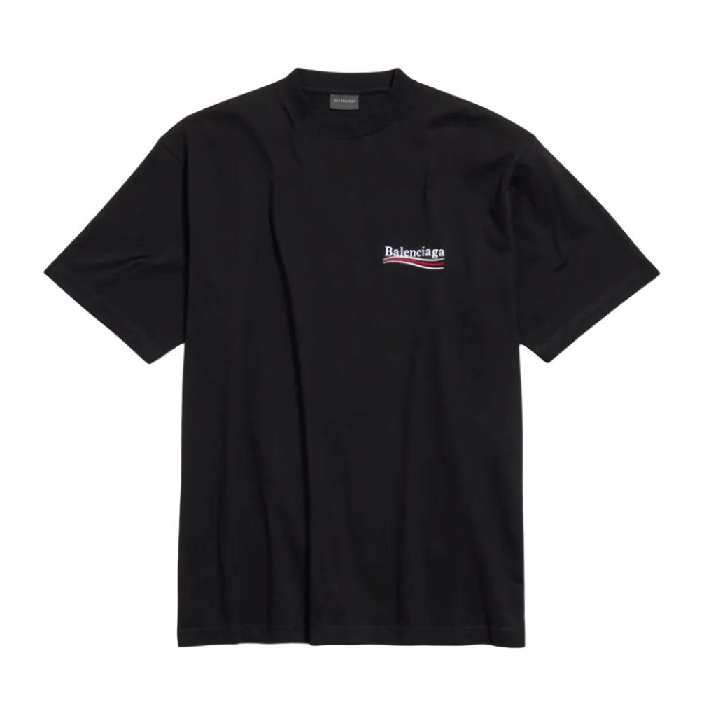 Balenciaga Political Embroidered T-Shir