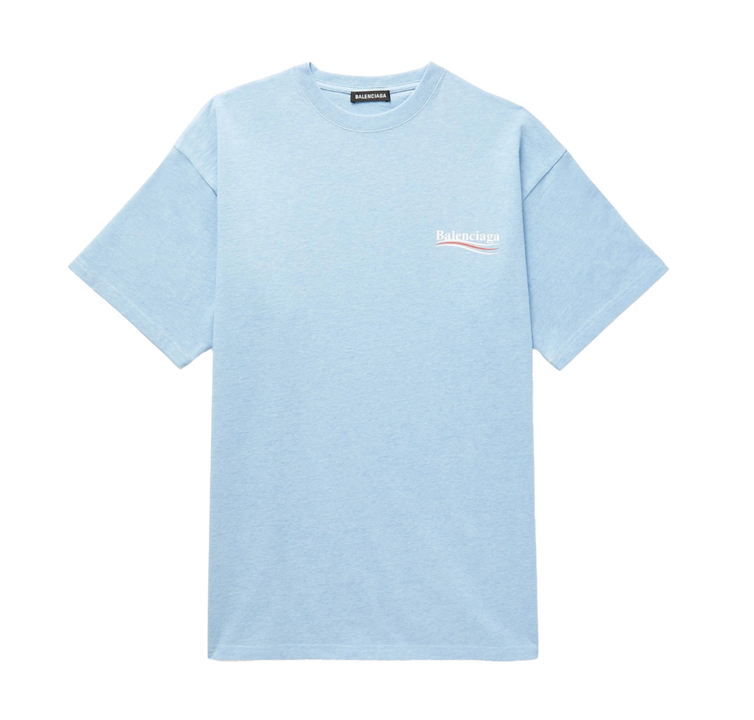 Balenciaga Political Embroidered T-Shirt