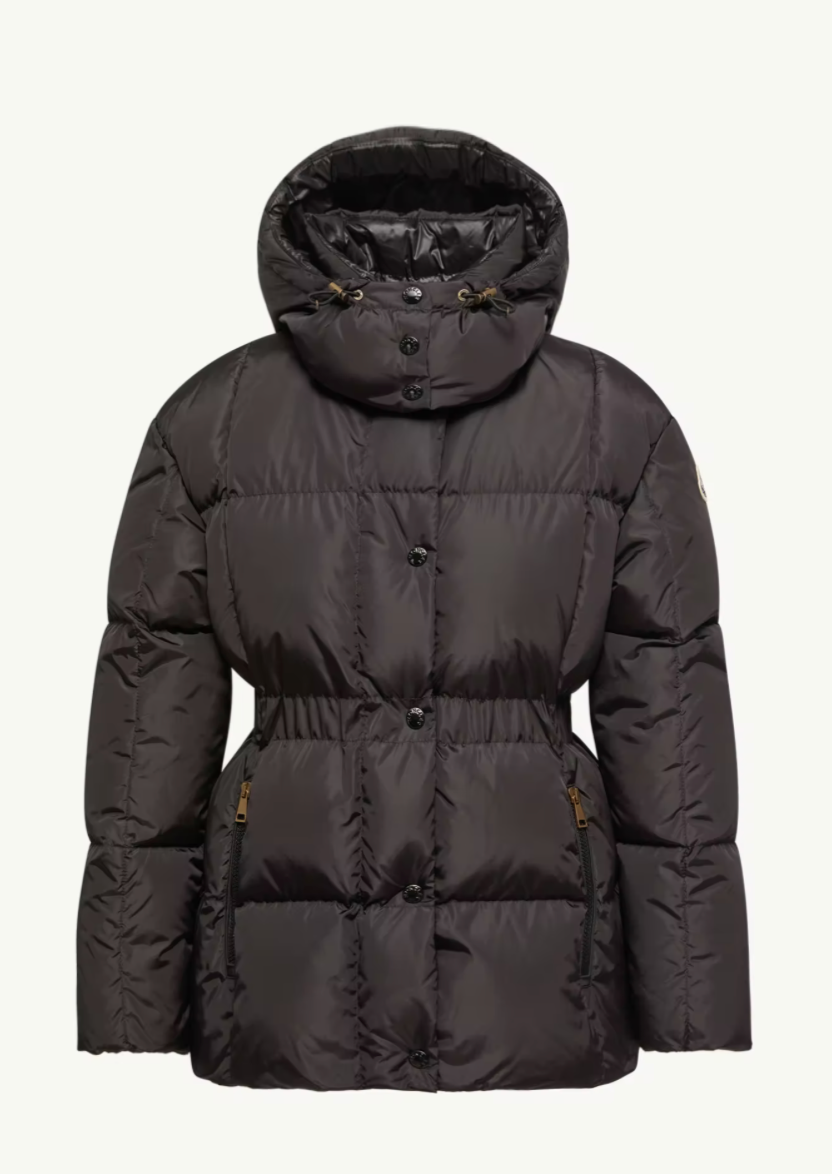 Moncler Agneux Hooded Short Down Jacket