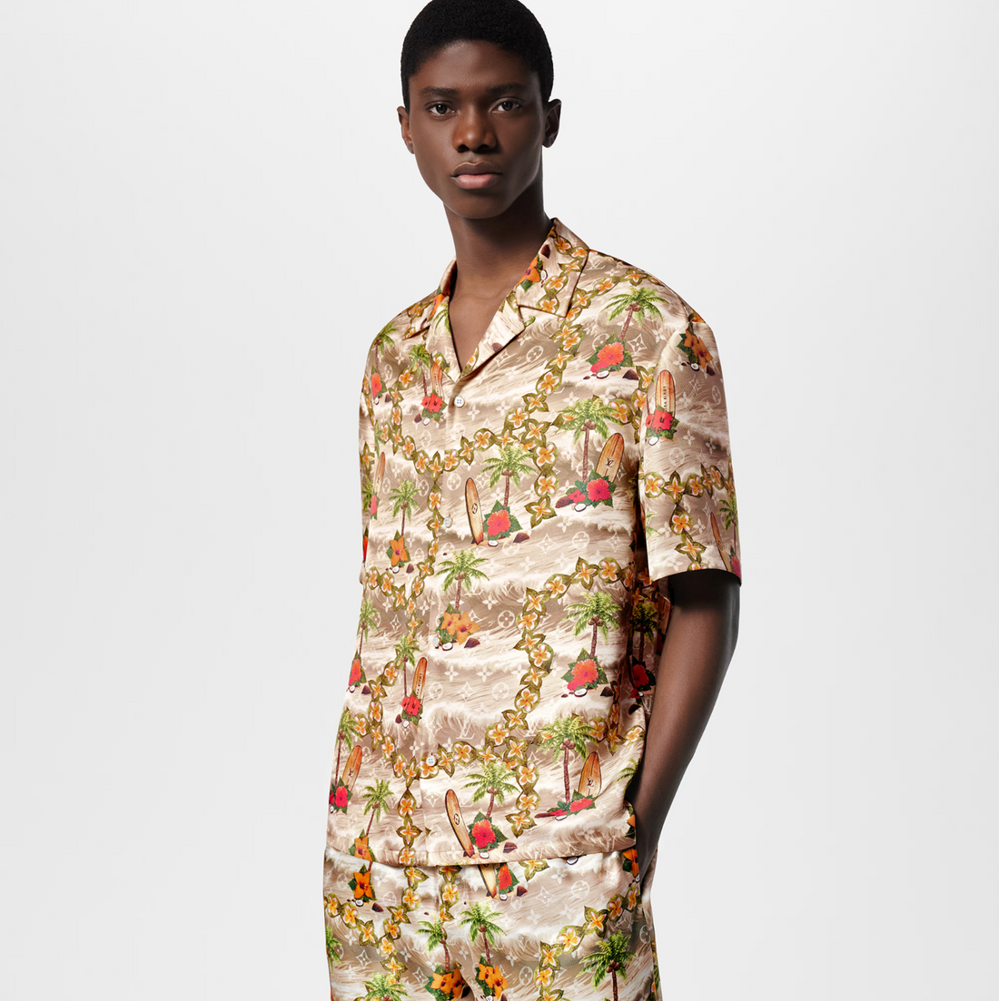 Louis Vuitton Monogram Silk Shirt