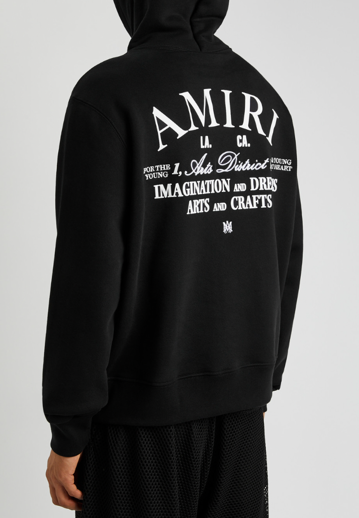 Amiri Stencil Logo Hoodie