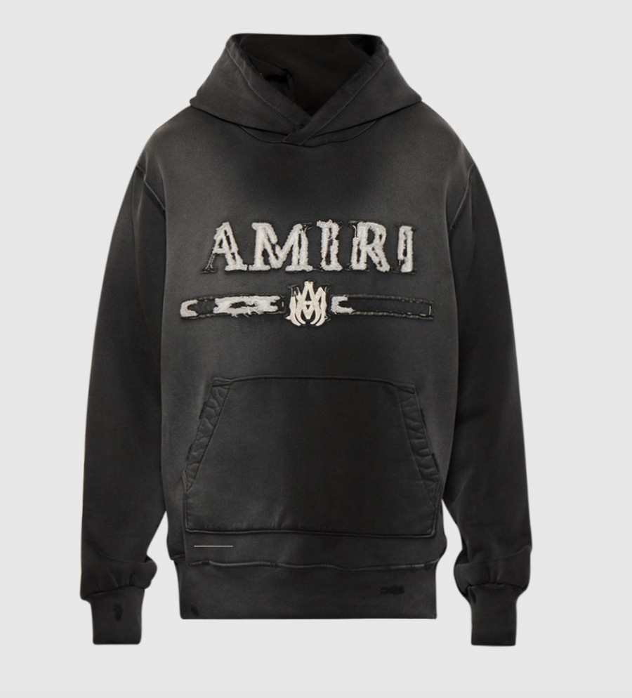 Amiri MA Bar Applique Hoodie