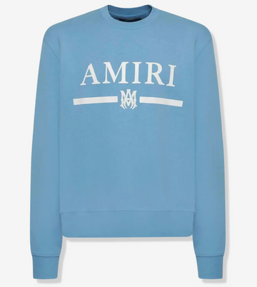 Amiri MA Bar Sweatshirt Carolina Blue