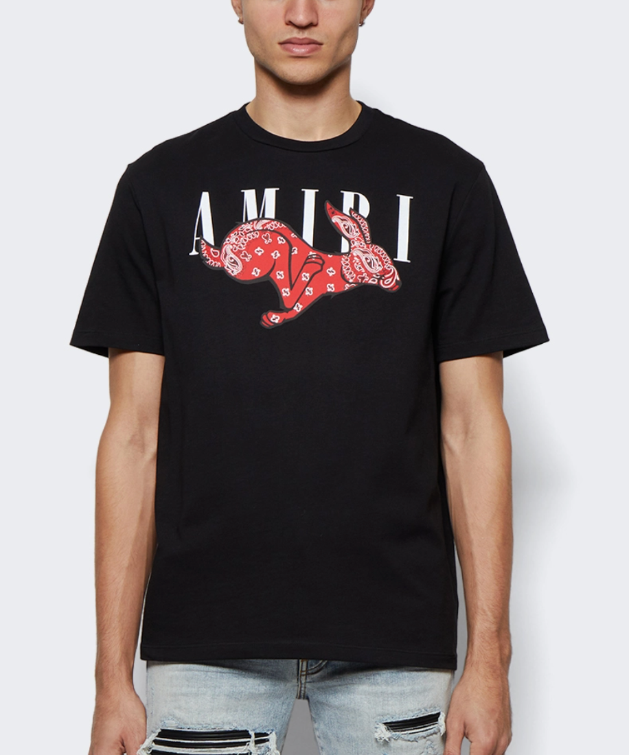 Amiri CNY Rabbit Logo T-Shirt