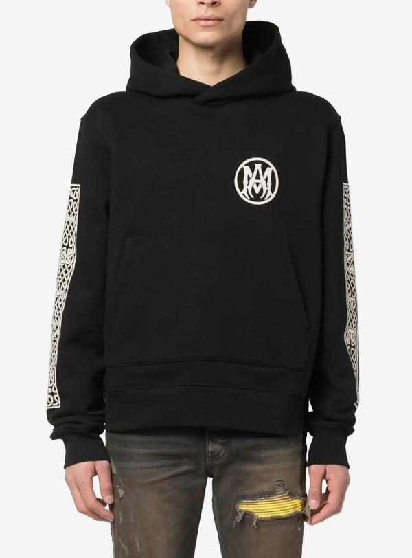 Amiri OUIJA Board Hoodie Black