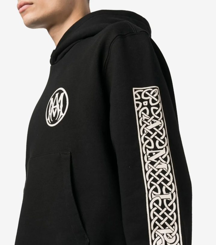 Amiri OUIJA Board Hoodie Black