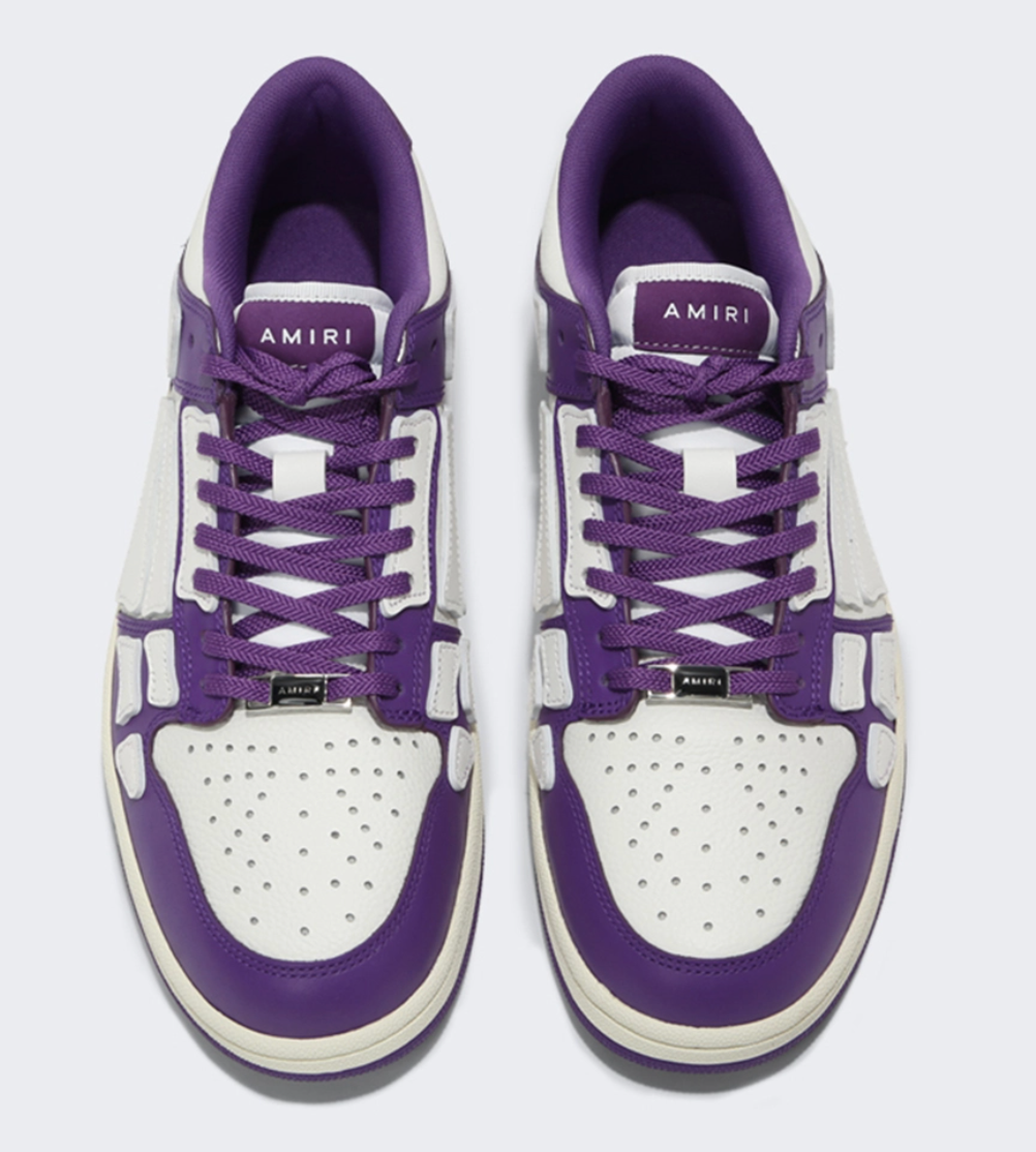 Amiri Skeleton Low Sneaker Purple