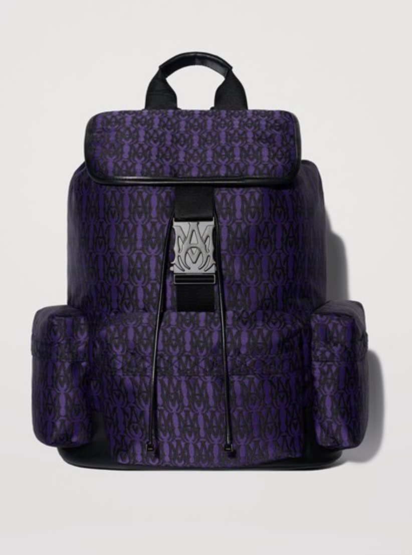 Amiri Backpack "MA" Allover Purple