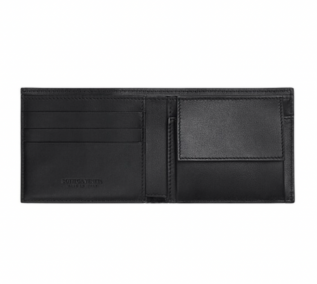 Bottega Veneta Cassette Leather Bi-Fold Wallet