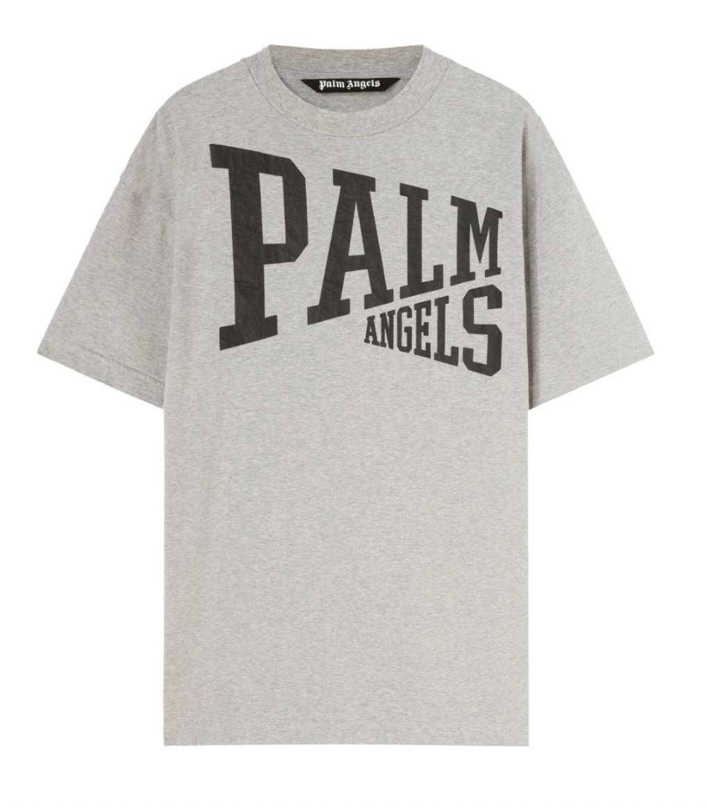 Palm Angels College T-Shirt Grey