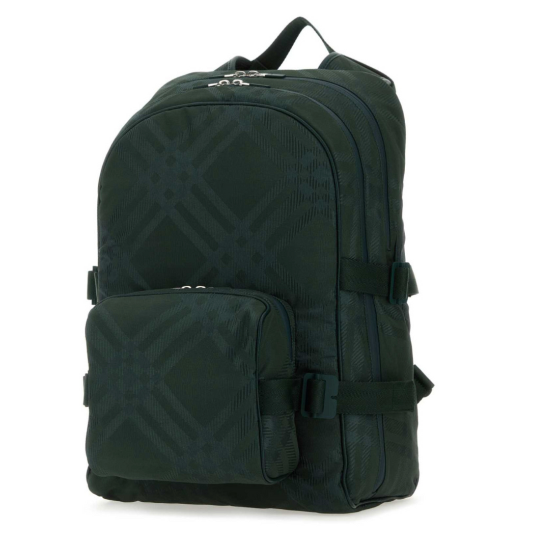 Burberry Nylon Check Backpack