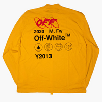 Off-White Industrial Y013 Zip Mock Neck Long Sleeve T-Shirt