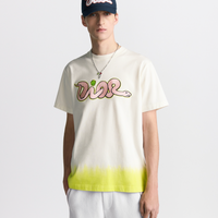 Dior x KAWS Logo Embroidery T-Shirt