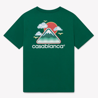 Casablanca Green Montagne Ondulee T-shirt