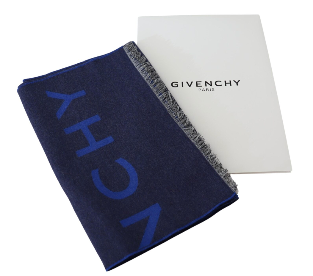 Givenchy Logo Wool Scarf