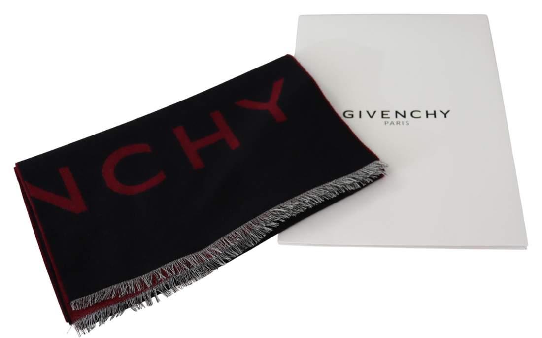 Givenchy Logo Wool Scarf