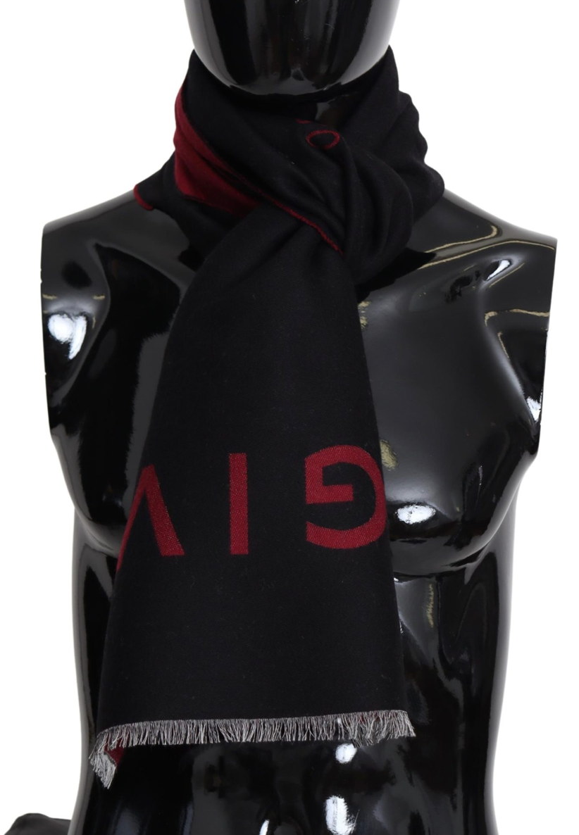 Givenchy Logo Wool Scarf