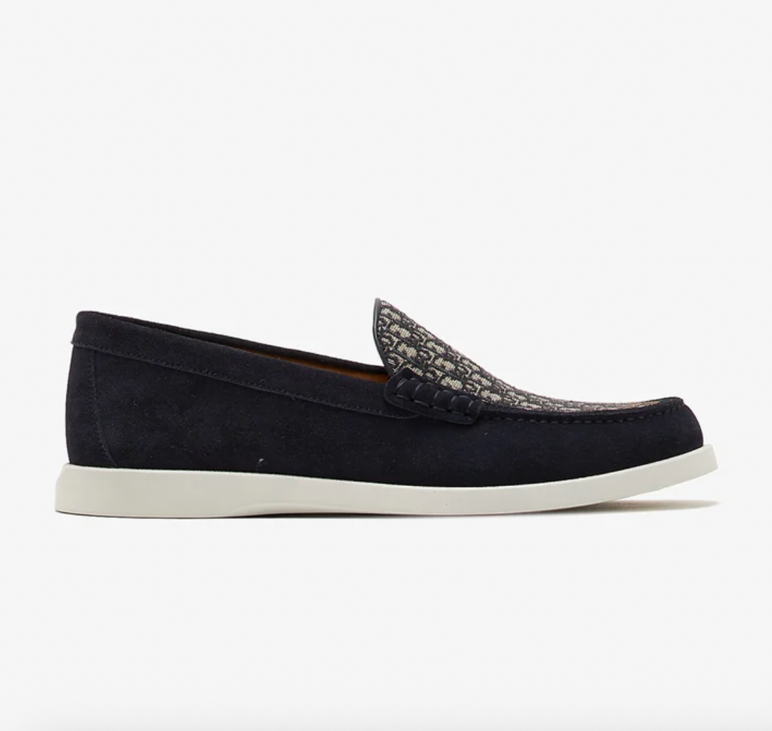 Dior Granville Suede Oblique Jacquard Loafer