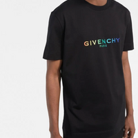 Givenchy Multicoloured Embroidered Logo T-Shirt