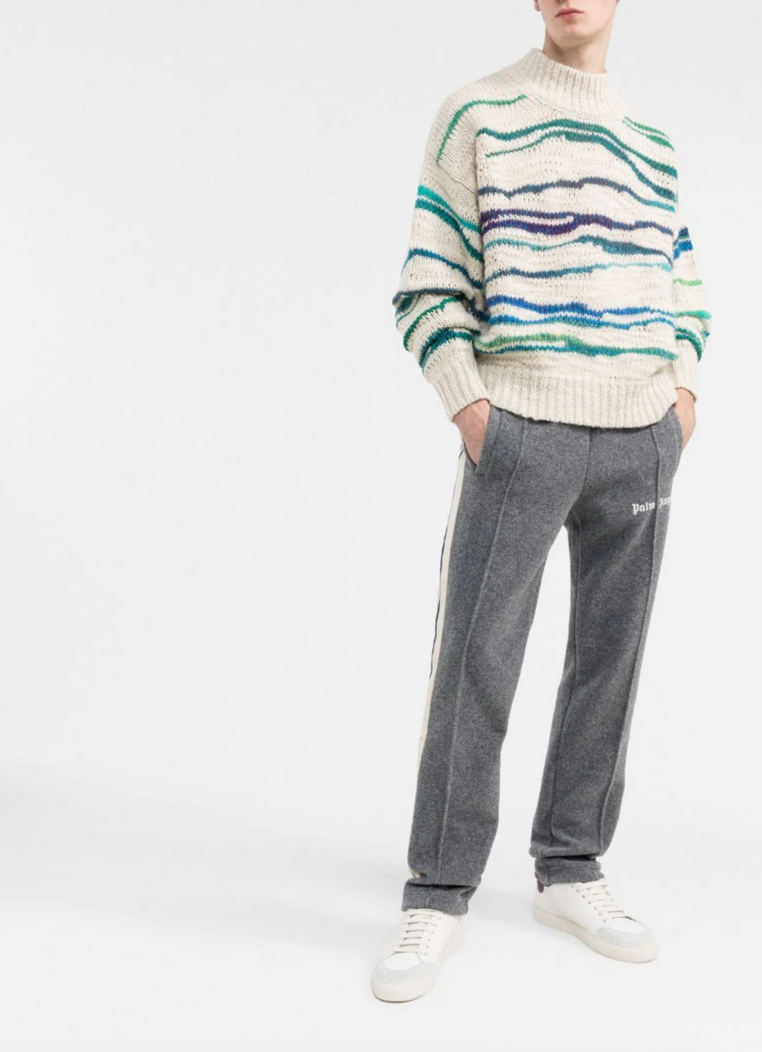 Palm Angels Wool Track Pants