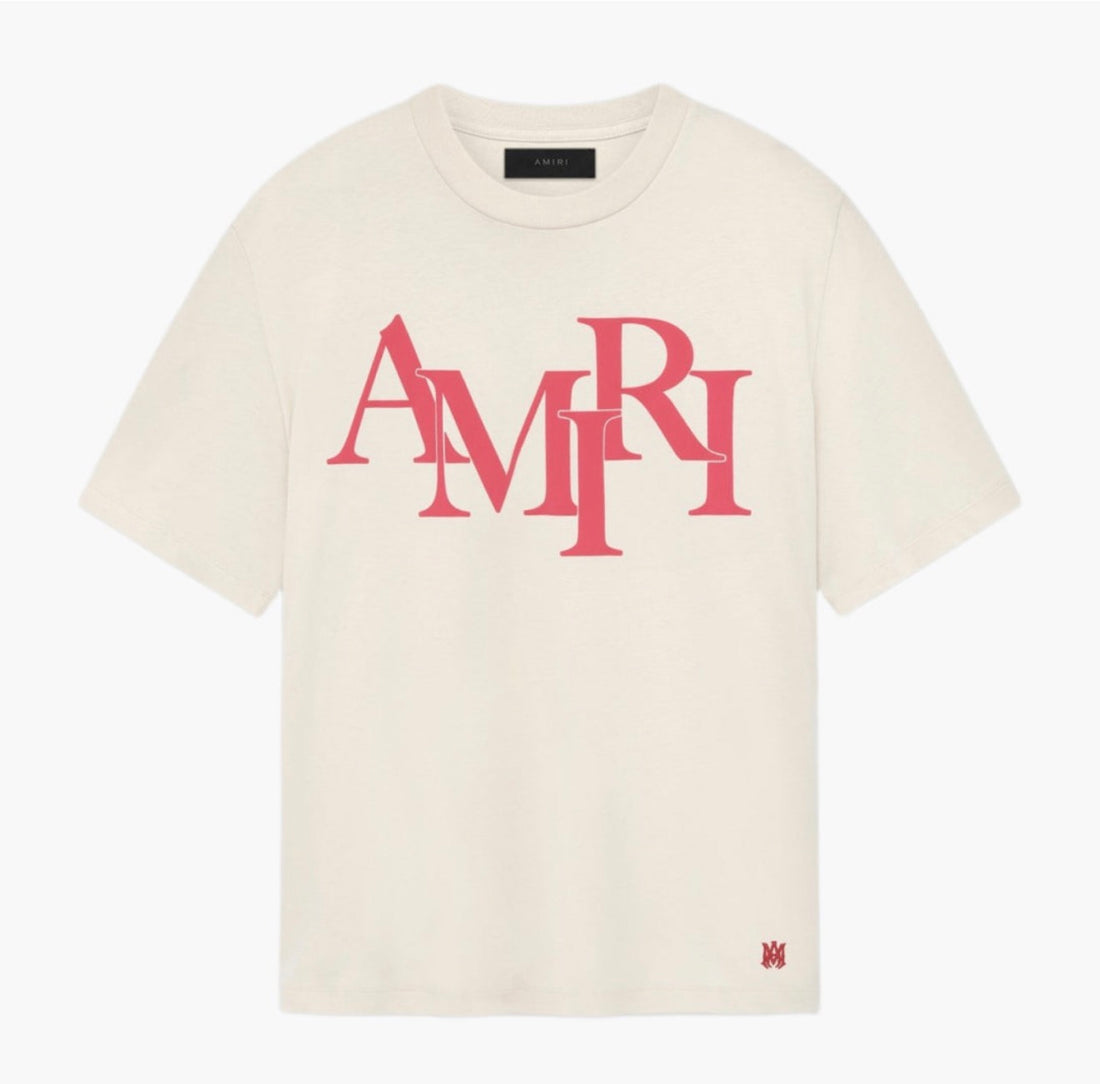 Amiri Staggered Logo T-shirt