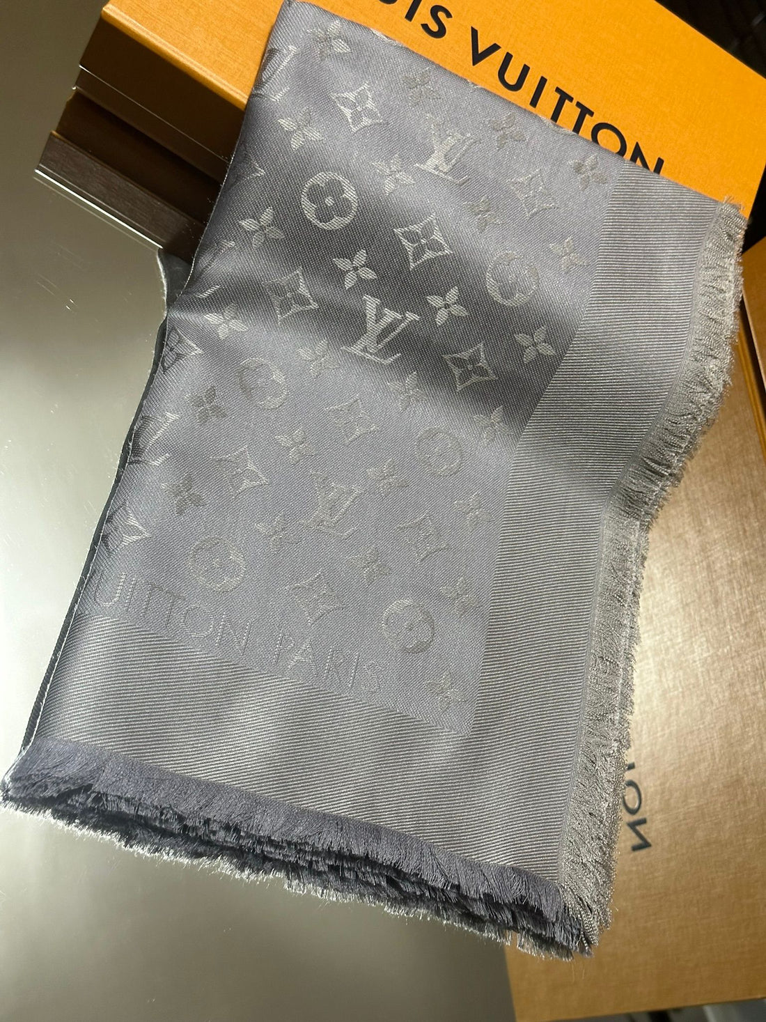 Louis Vuitton Monogram Silk Shawl