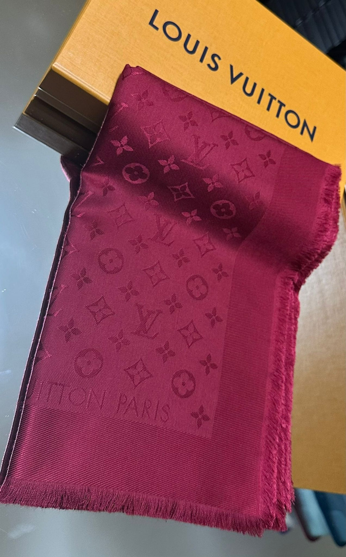 Louis Vuitton Monogram Silk Shawl