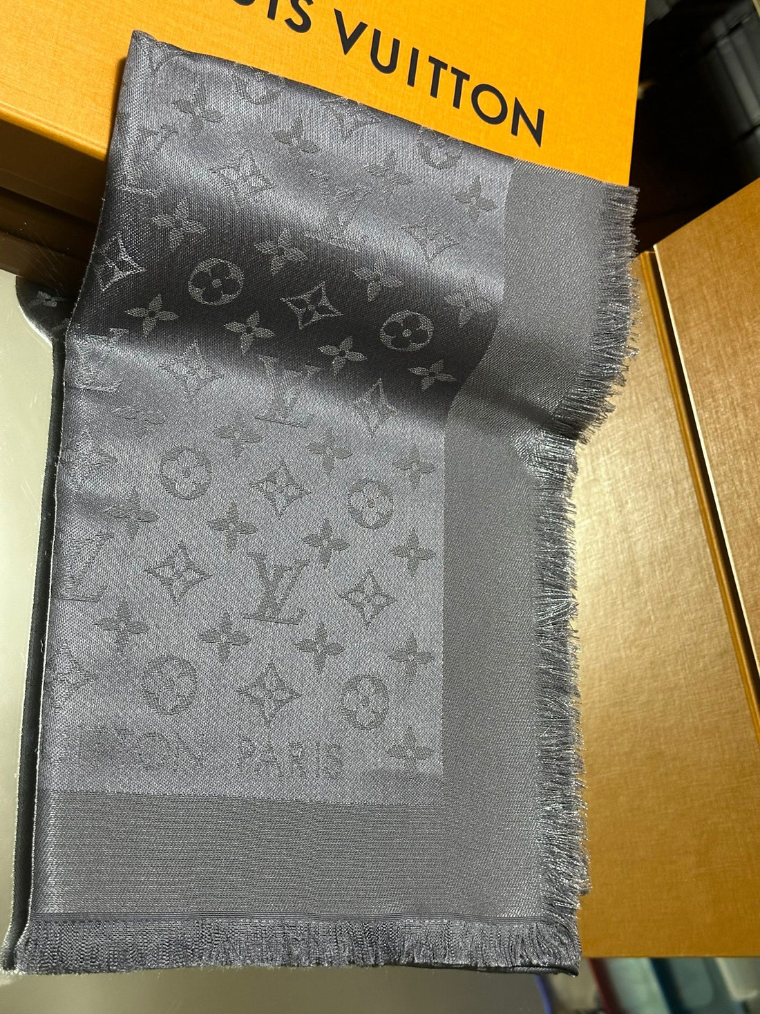 Louis Vuitton Monogram Silk Shawl