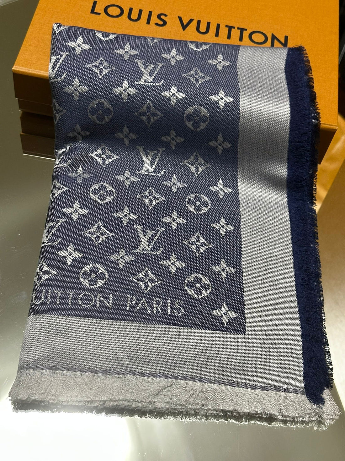 Louis Vuitton Monogram Silk Shawl