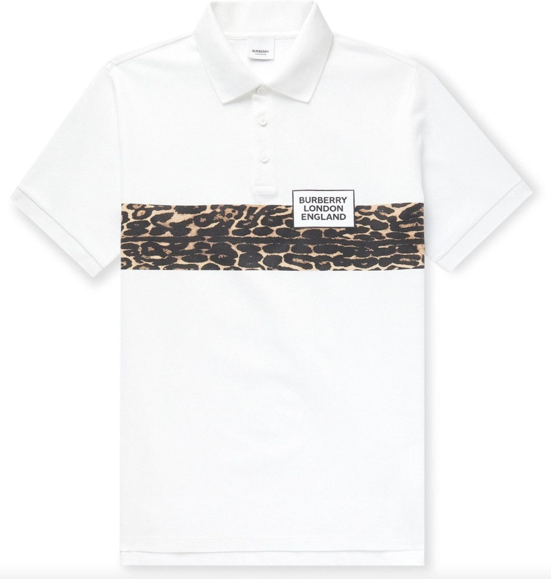 Burberry London Leopard Polo Shirt