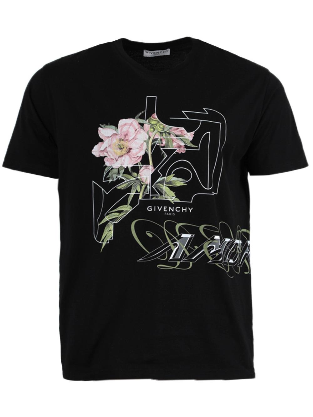Givenchy Floral Logo T-Shirt