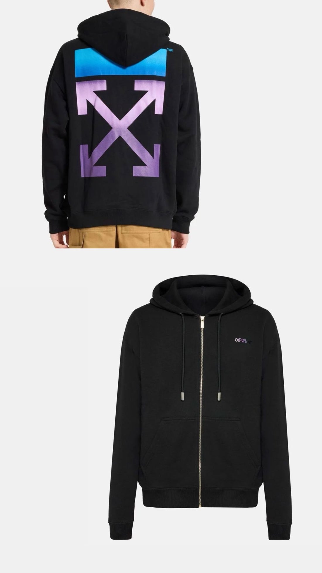Off-white Zip Arrow Hoodie