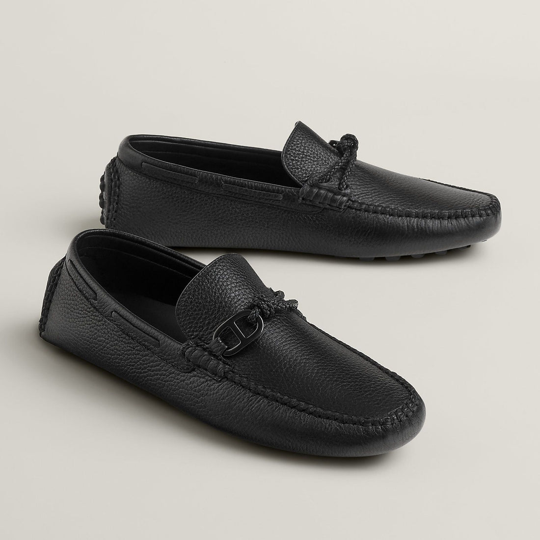 Hermes Alessandro Leather Loafer