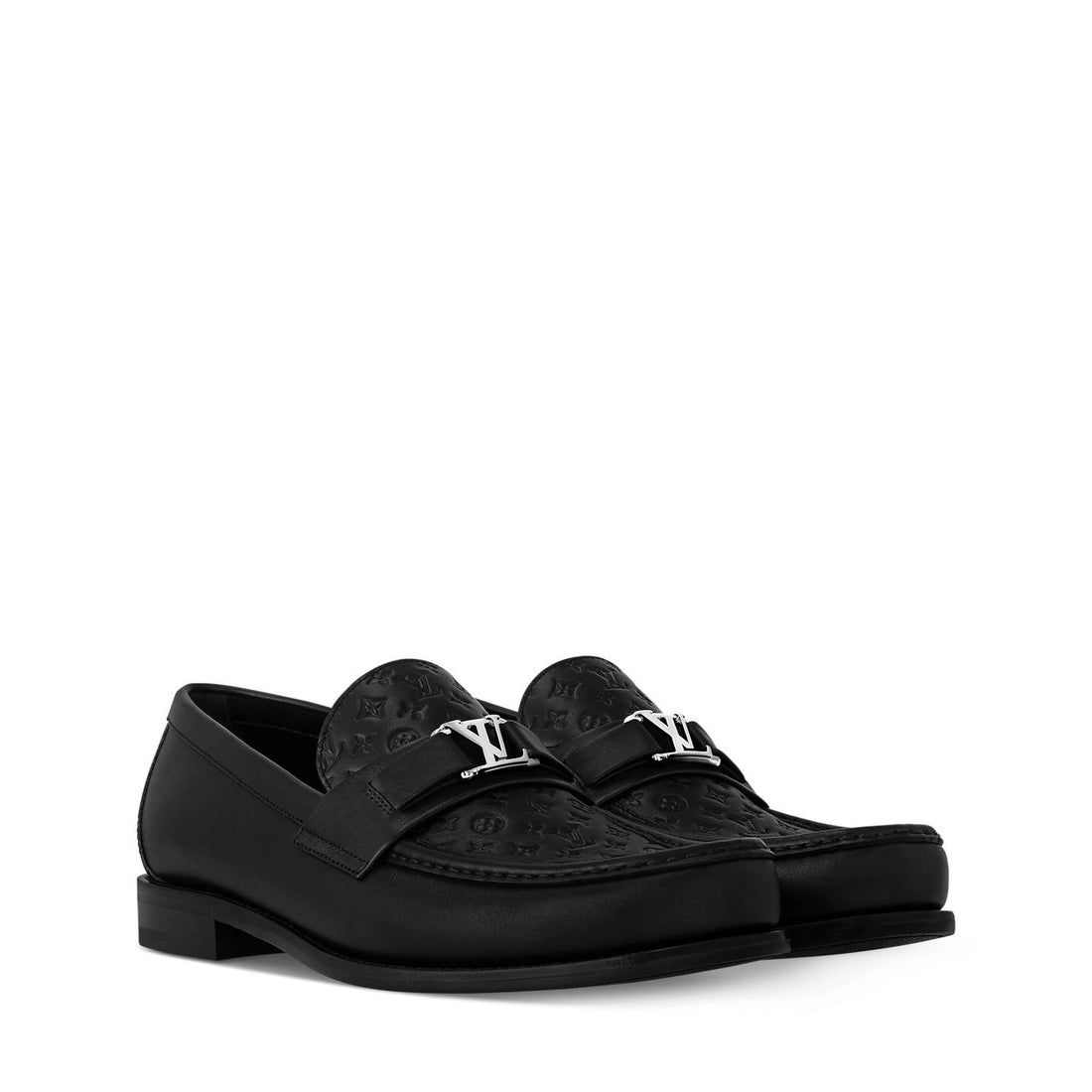 Louis Vuitton Major Monogram Leather Loafer