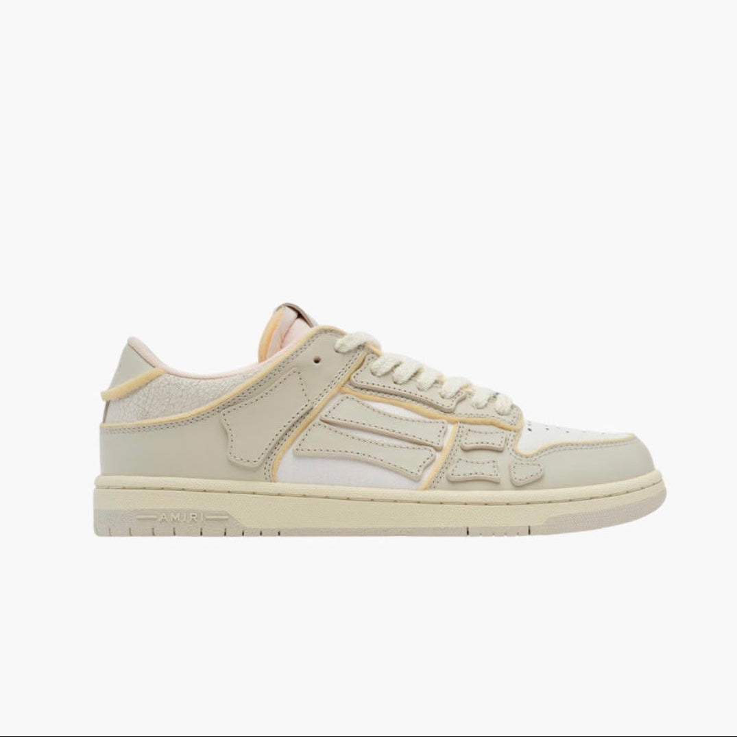 Amiri Skeleton Cream Low Top Sneaker