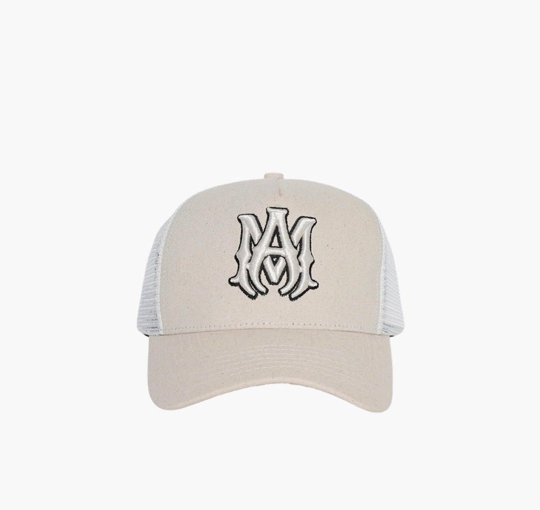 Amiri MA Trucker Cap Cream
