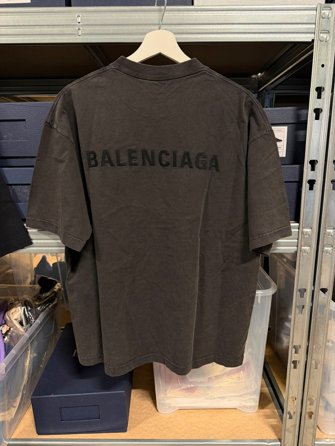 Balenciaga Logo Embroidery T-Shirt