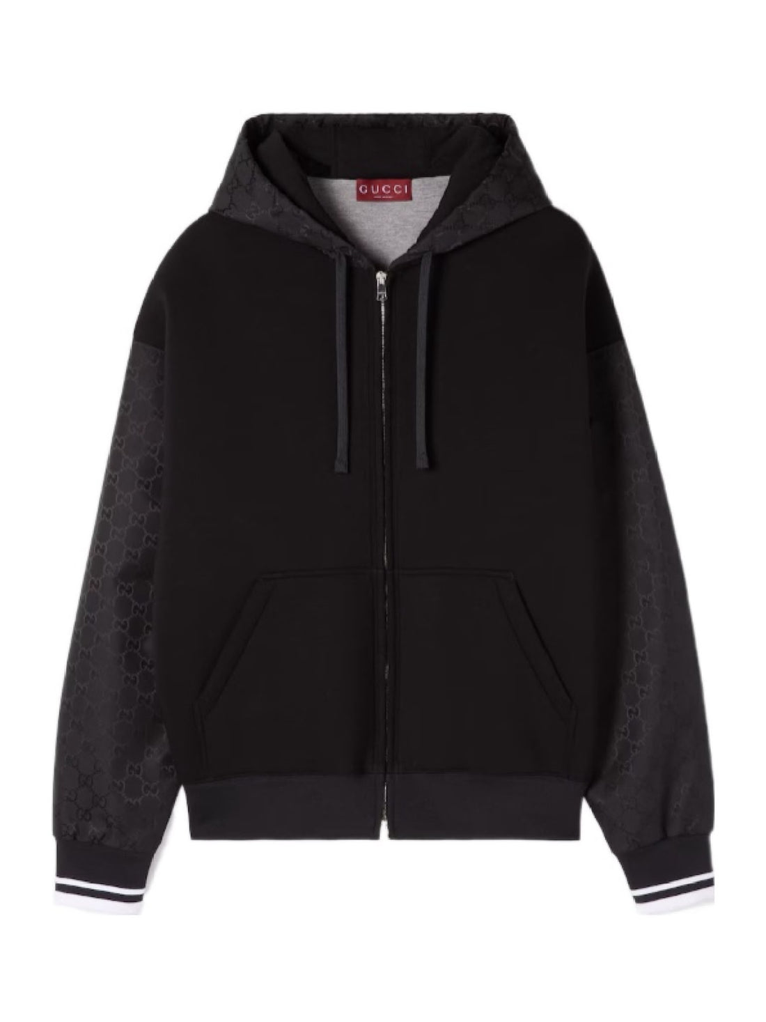 Gucci GG Wool Zipped Hooded Jacket