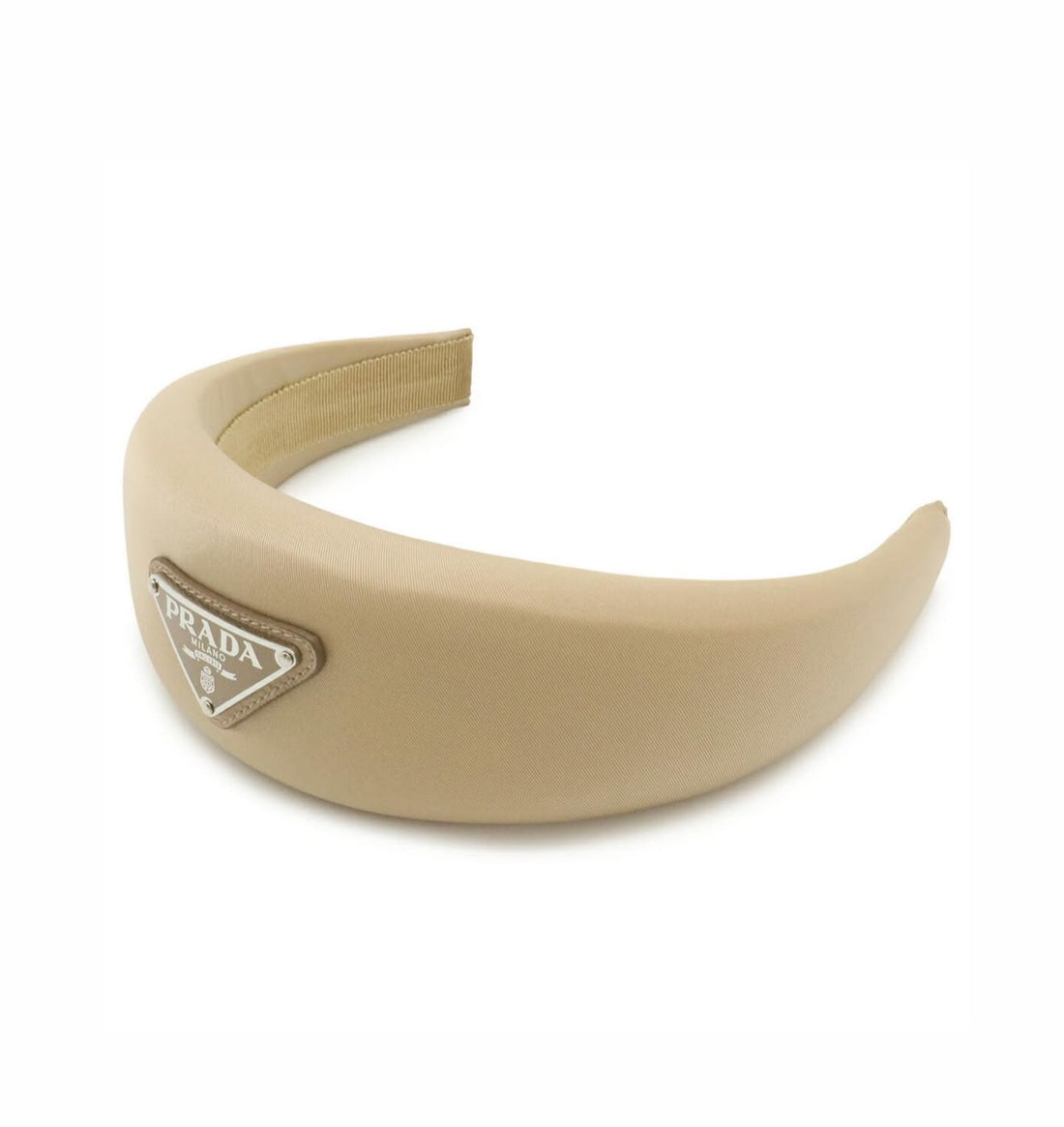 Prada Triangle Nylon Headband
