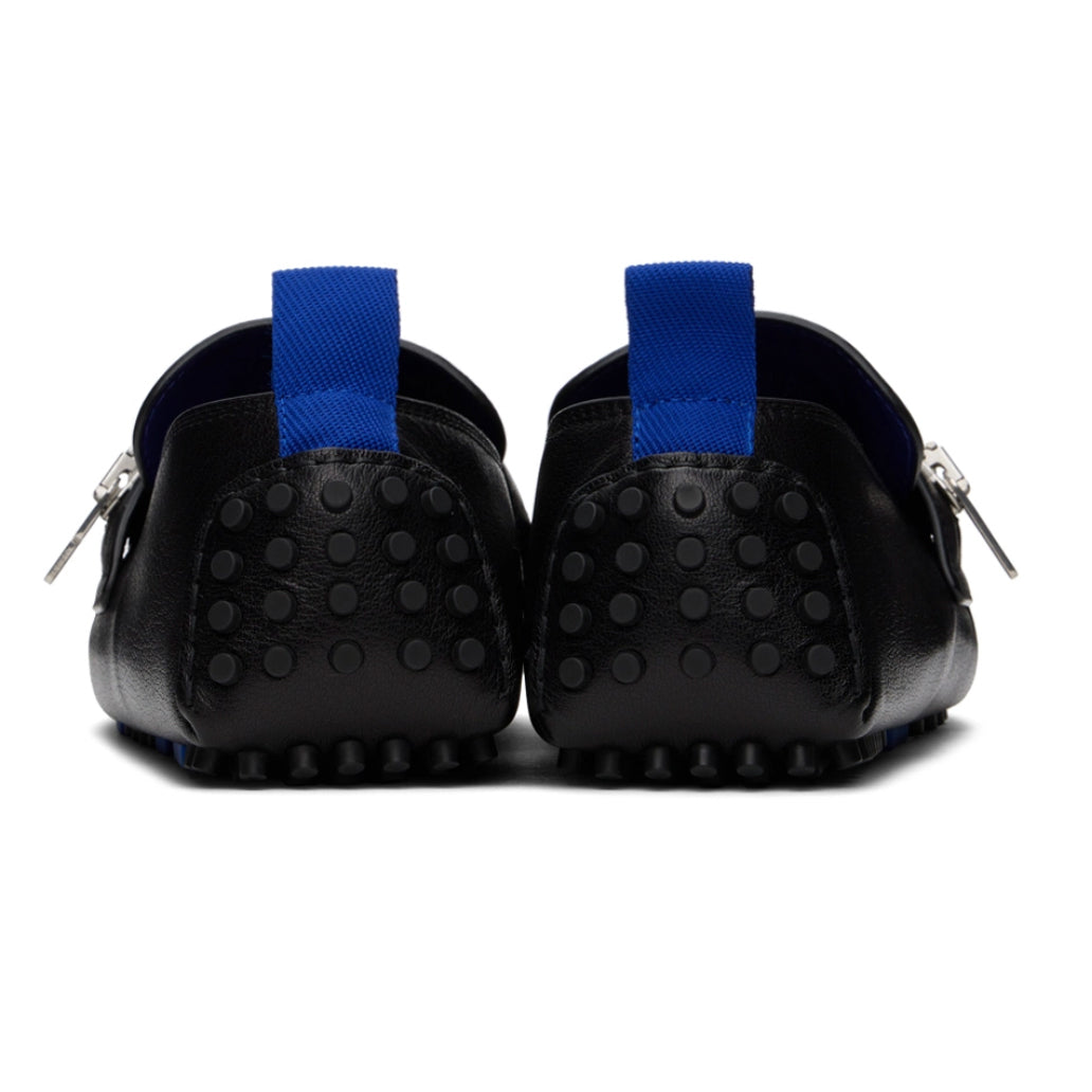 Burberry  Leather Motor Low Loafers
