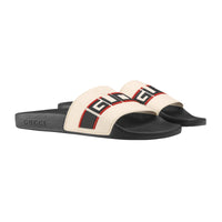 Gucci Rubber Logo Slides