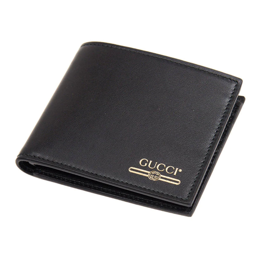 Gucci Bi-Fold Printed Leather Wallet
