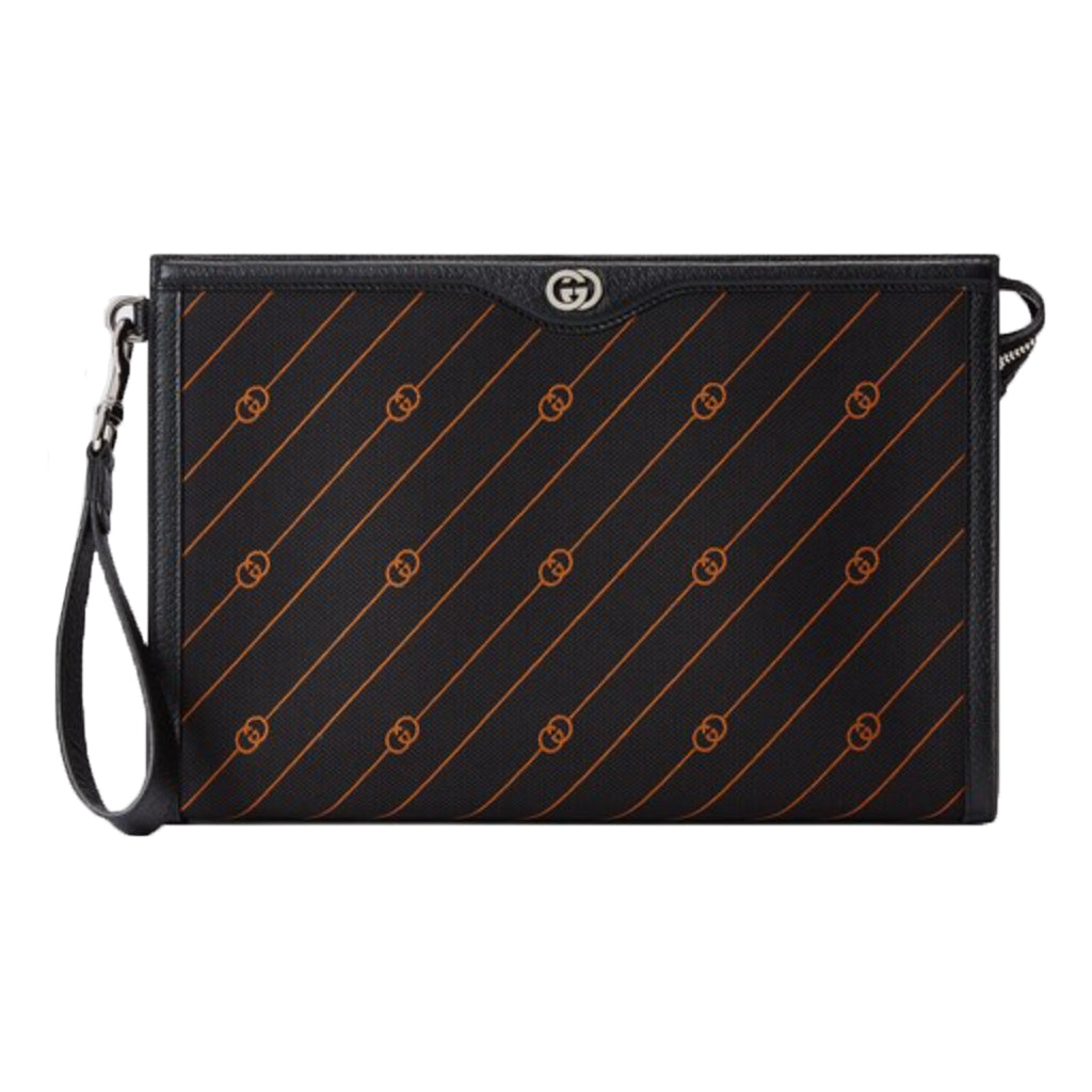 Gucci Interlocking G Leather Pouch