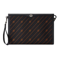 Gucci Interlocking G Leather Pouch