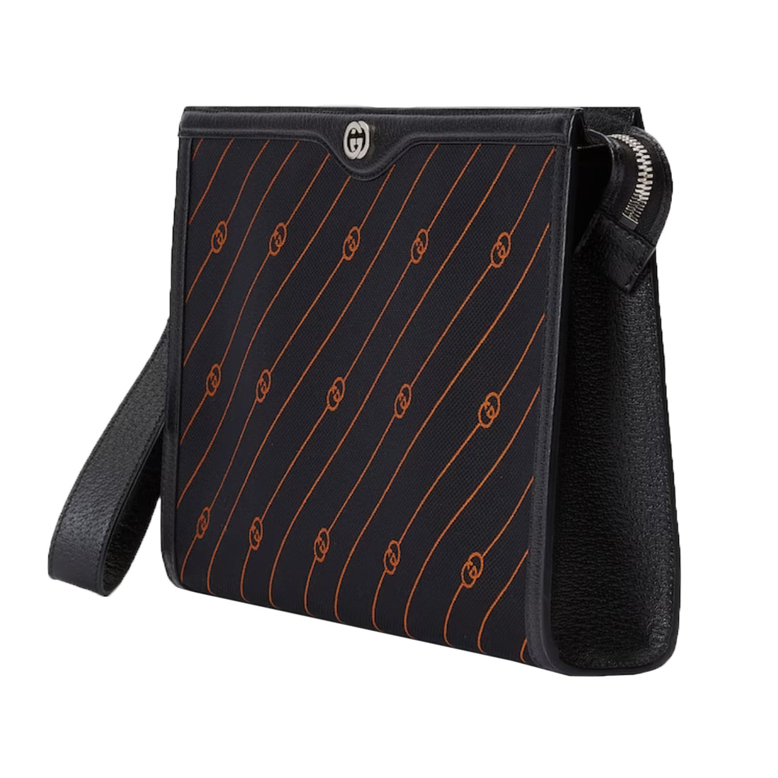 Gucci Interlocking G Leather Pouch