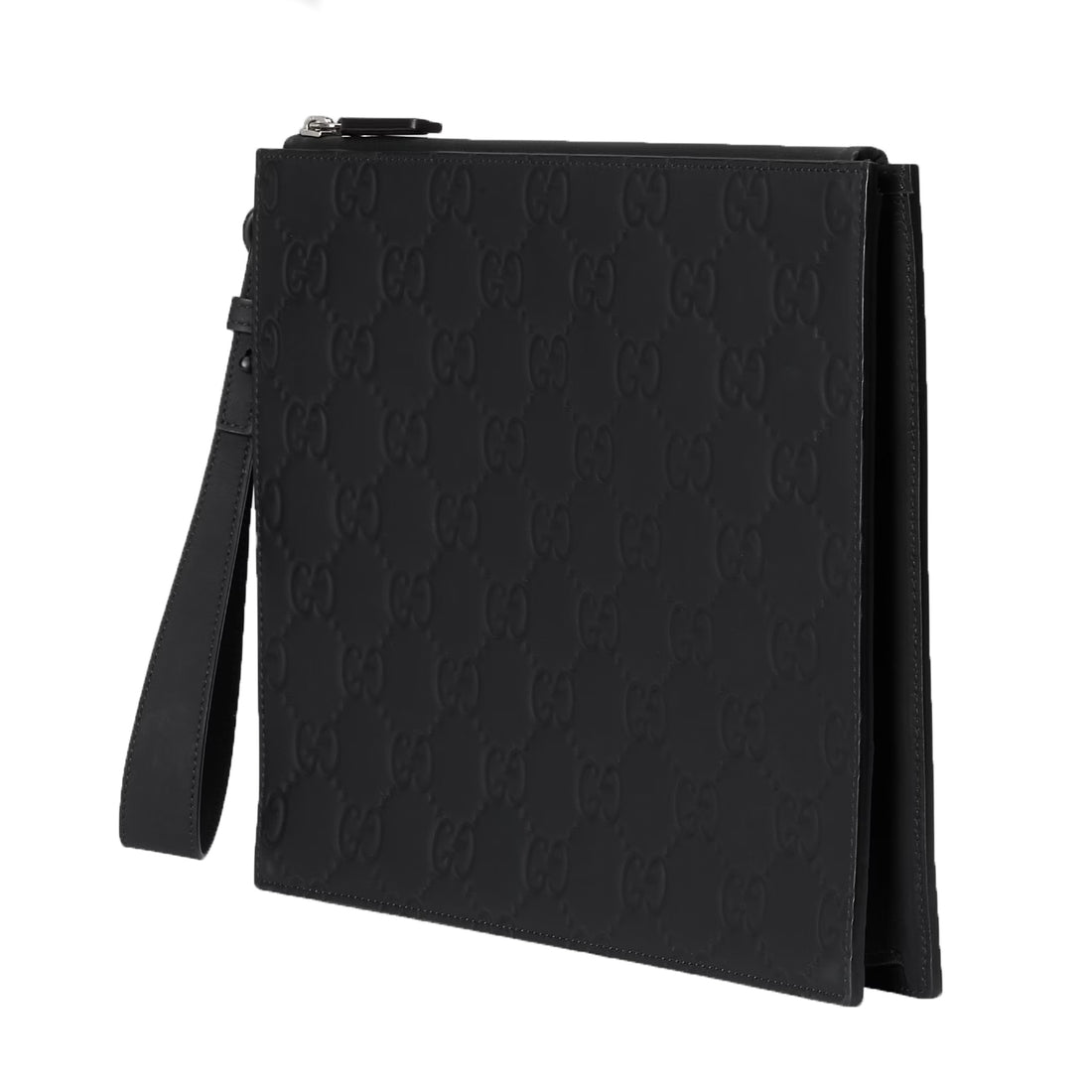 Gucci Rubber Effect Leather Pouch