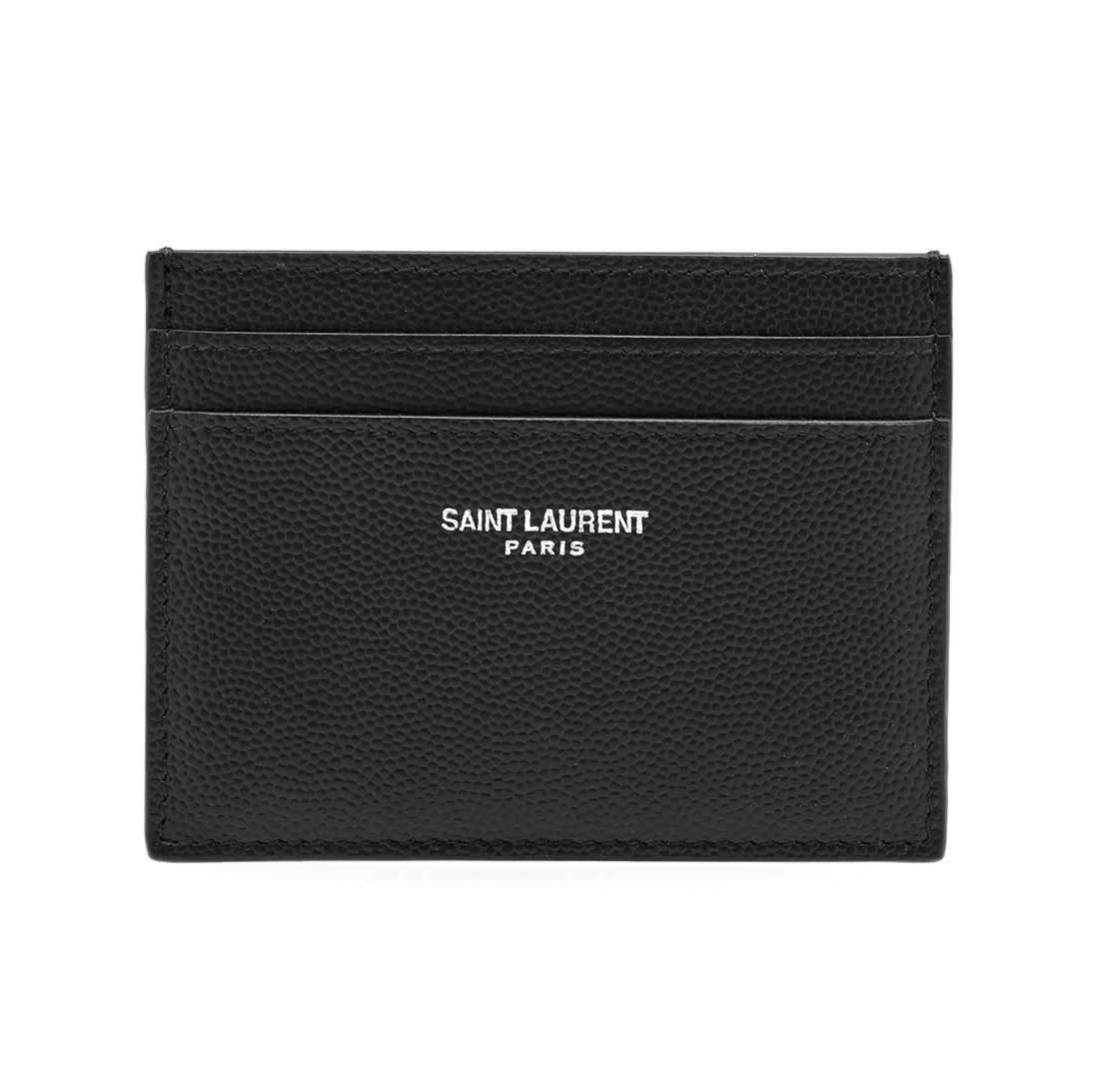 Saint Laurent Leather Card Holder