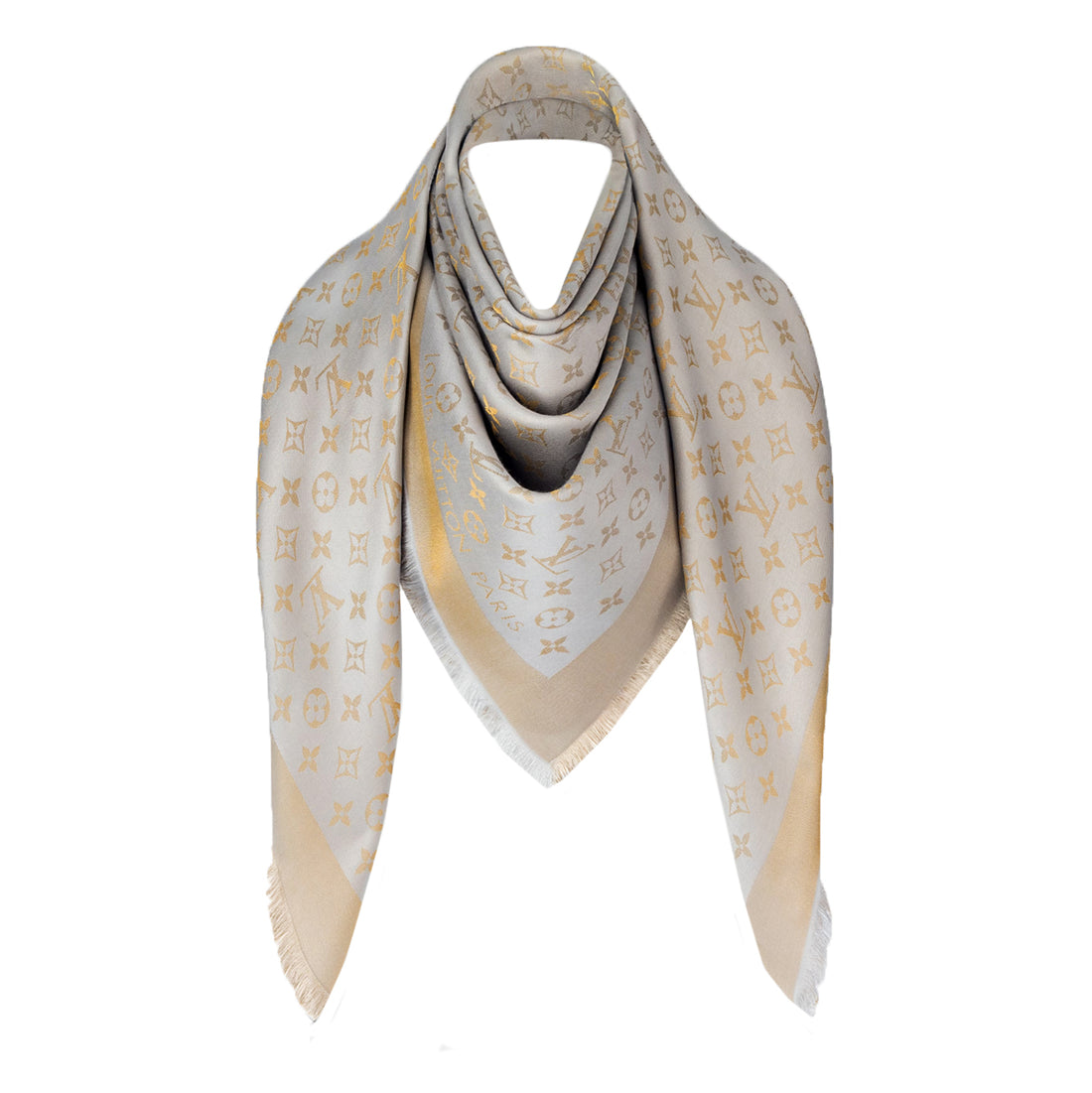 Louis Vuitton Monogram Silk Shawl